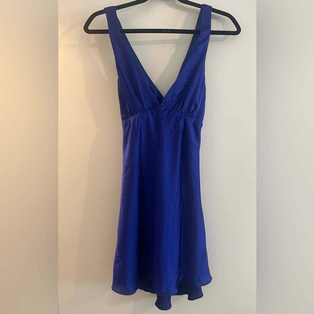 Lucy in the Sky Royal Blue Mini Dress